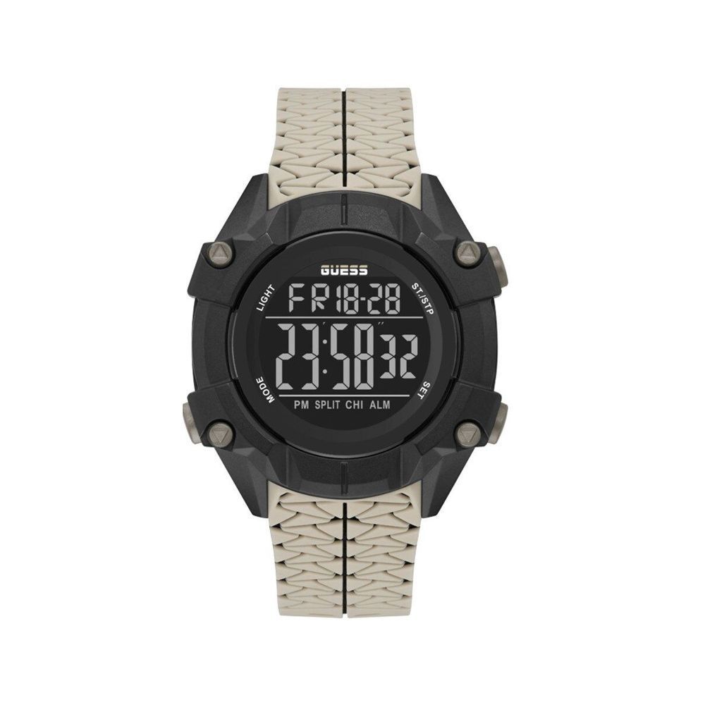 Guess Beige Synthetic Watch - ACCEXO
