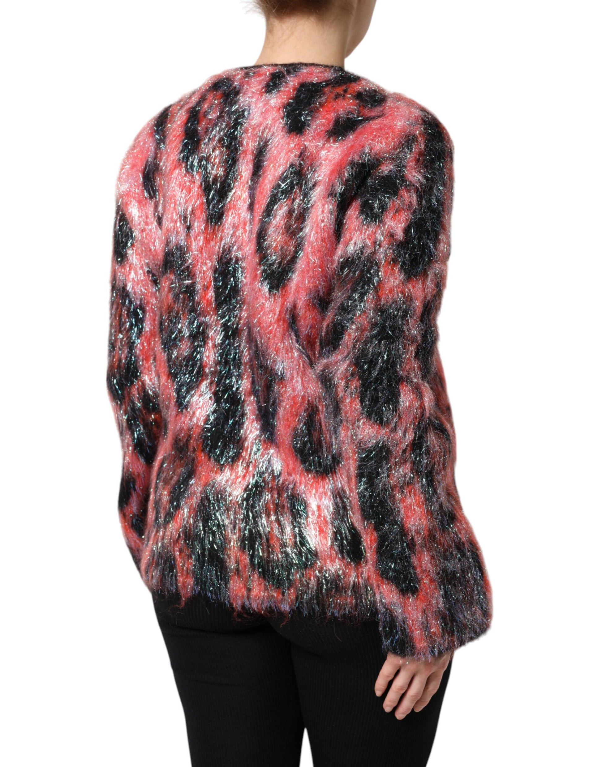 Dolce & Gabbana Red Mohair Wool Button Down Cardigan Sweater - ACCEXO