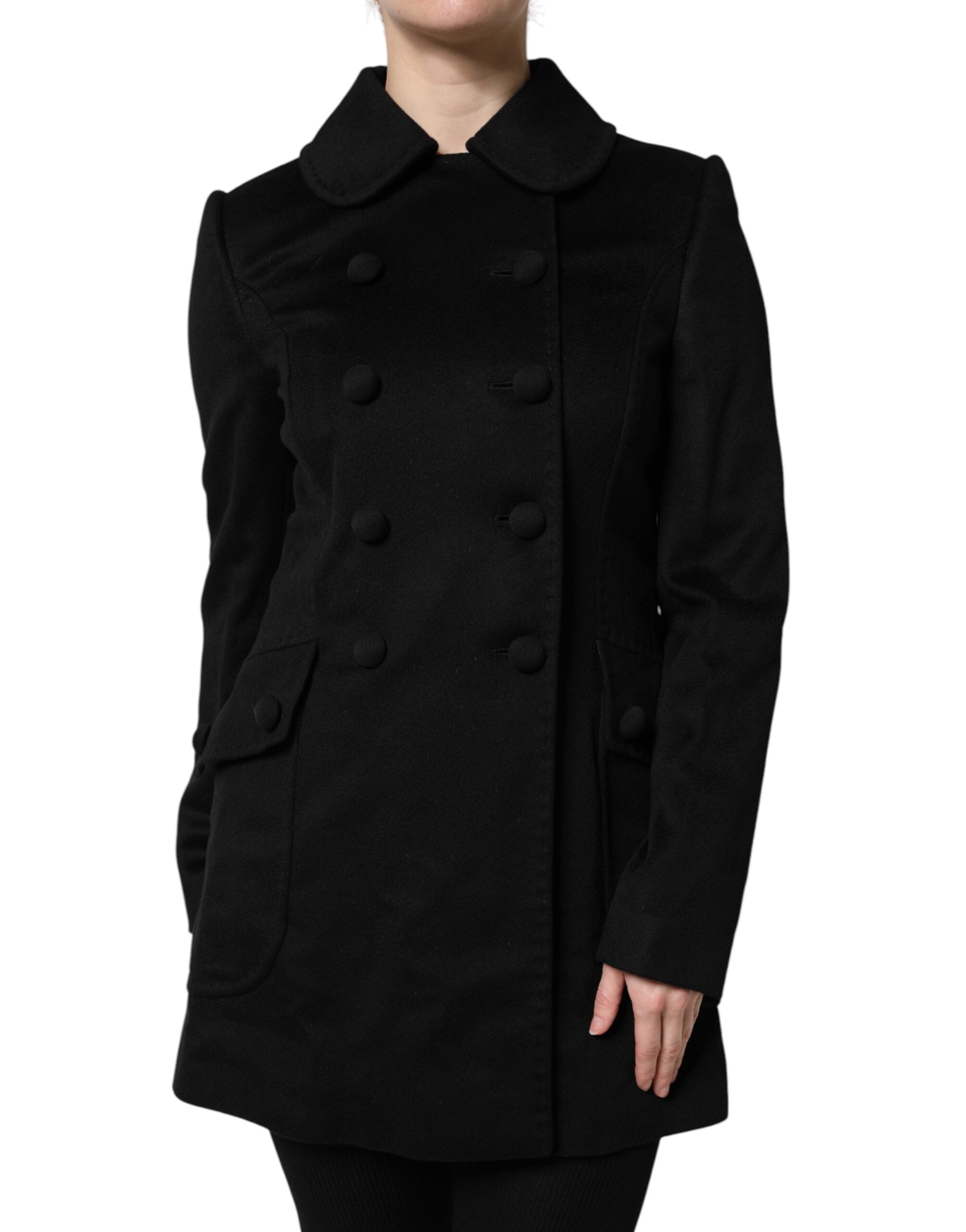 Dolce & Gabbana Black Wool Sartoria Italiano Blazer Jacket - ACCEXO