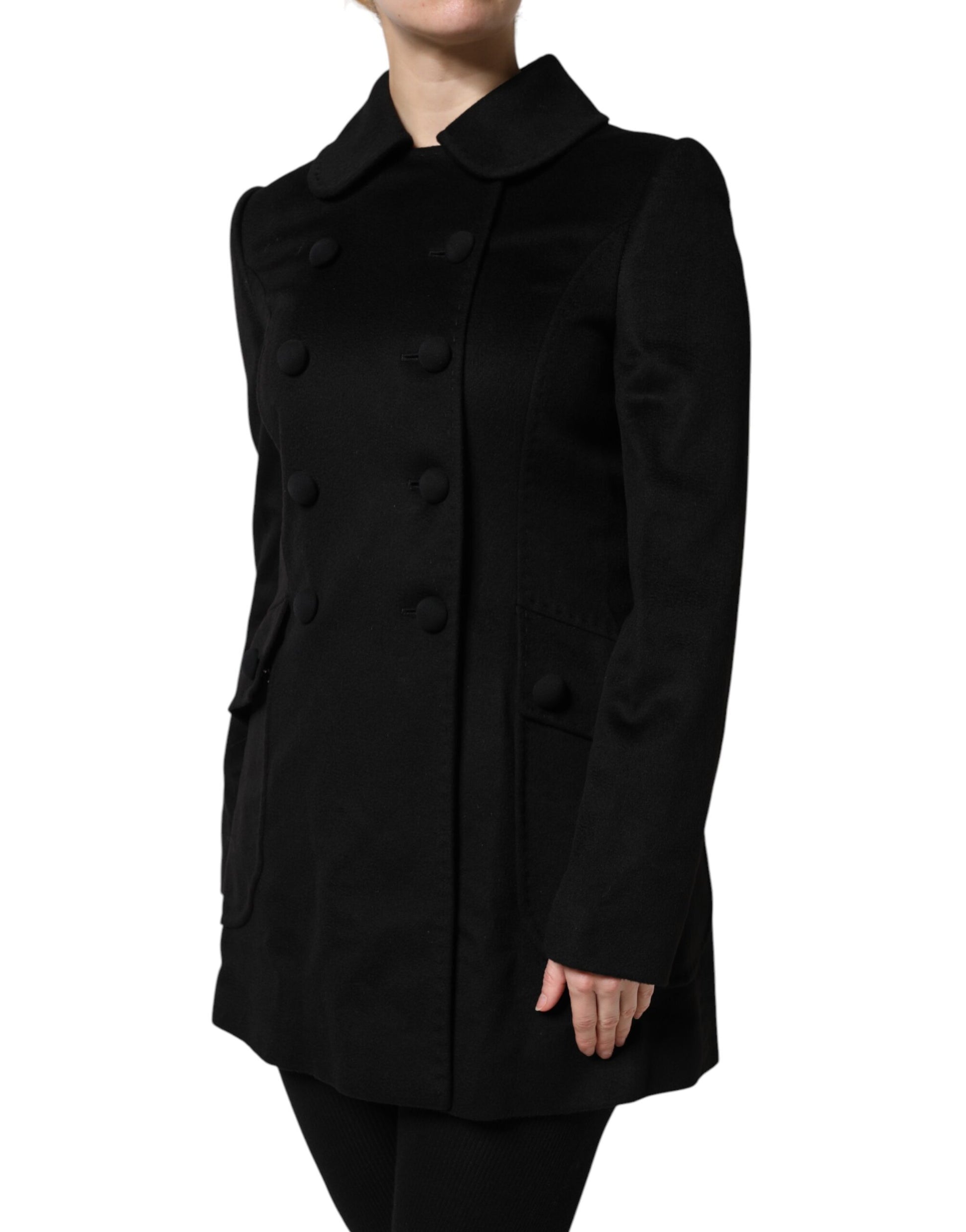Dolce & Gabbana Black Wool Sartoria Italiano Blazer Jacket - ACCEXO
