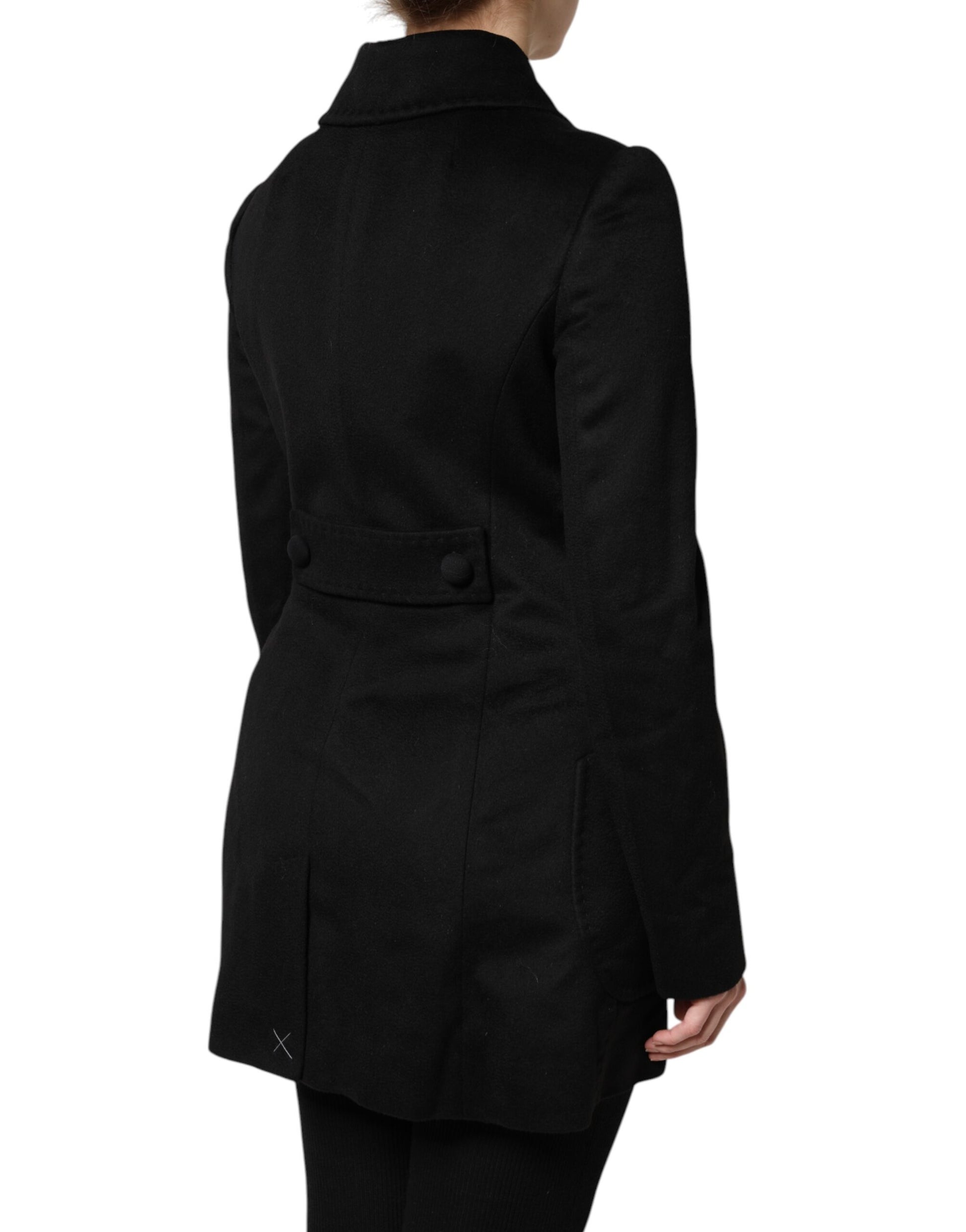 Dolce & Gabbana Black Wool Sartoria Italiano Blazer Jacket - ACCEXO