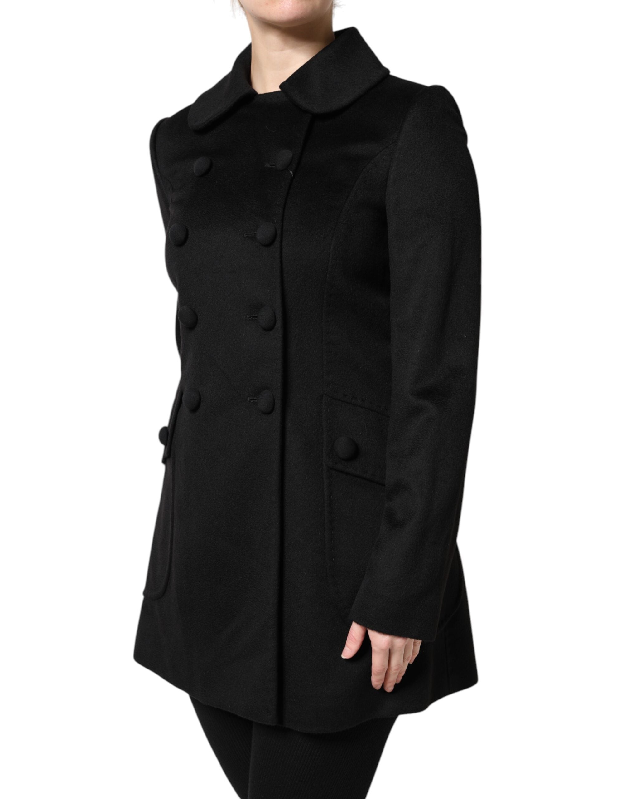Dolce & Gabbana Black Wool Sartoria Italiano Blazer Jacket - ACCEXO