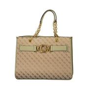 Guess Jeans Green Polyester Women Handbag - ACCEXO