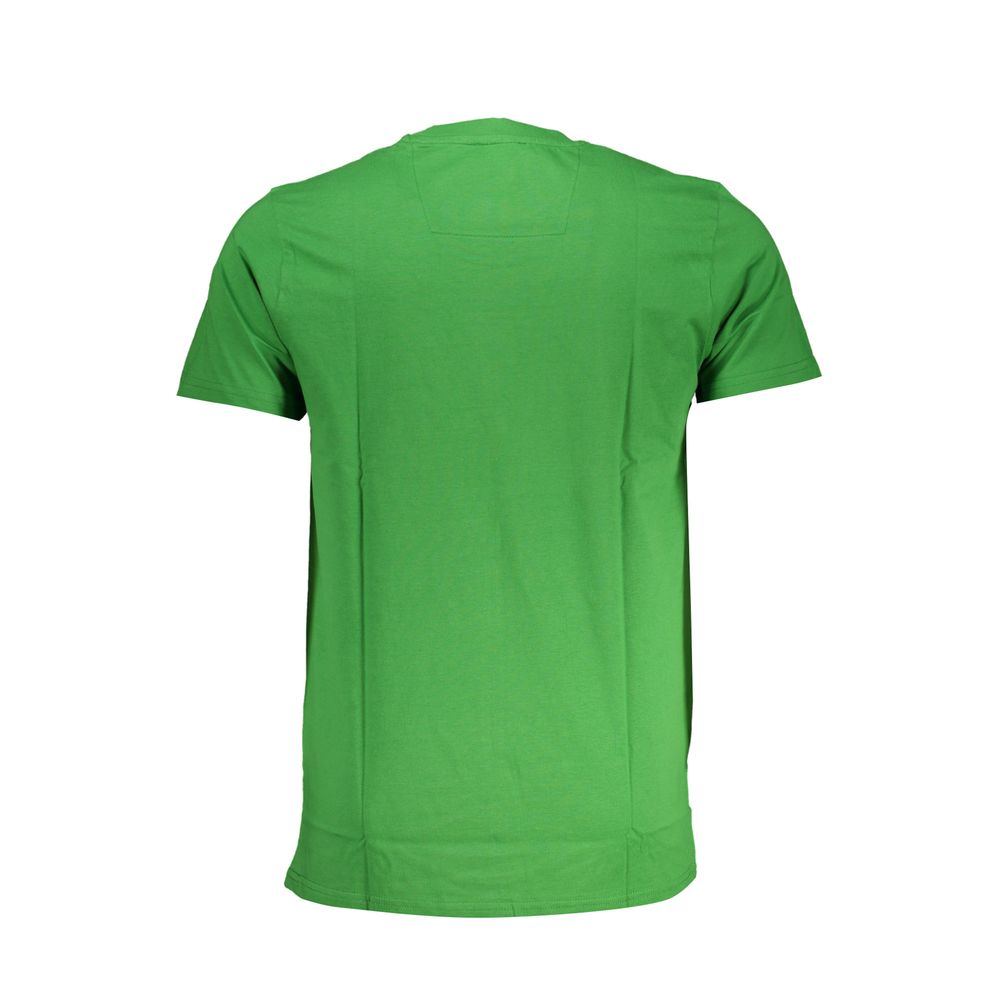 Cavalli Class Green Cotton T-Shirt - ACCEXO