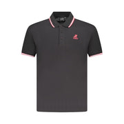 U.S. Grand Polo Black Cotton Men Polo Shirt