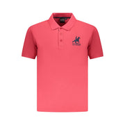 U.S. Grand Polo Red Cotton Men Polo Shirt