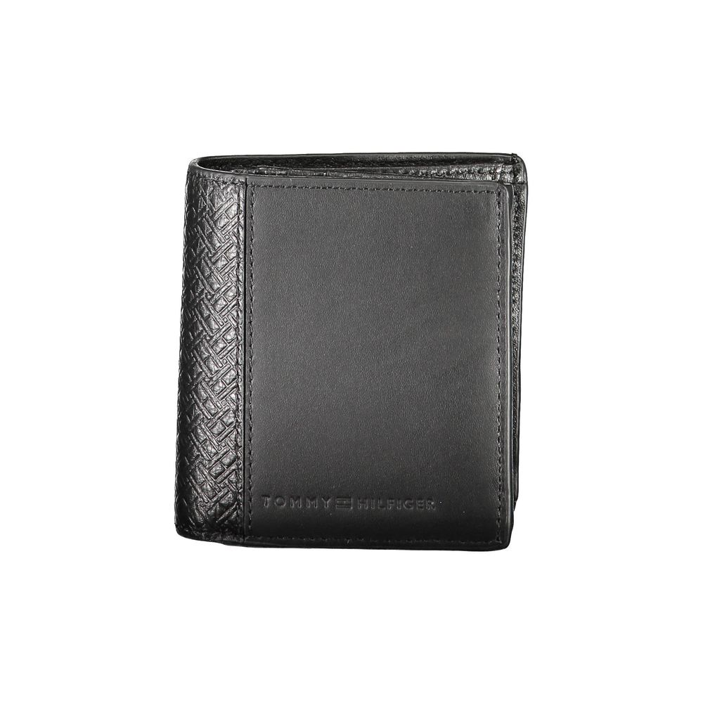 Tommy Hilfiger Black Leather Men Wallet - ACCEXO