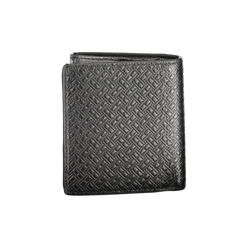 Tommy Hilfiger Black Leather Men Wallet - ACCEXO