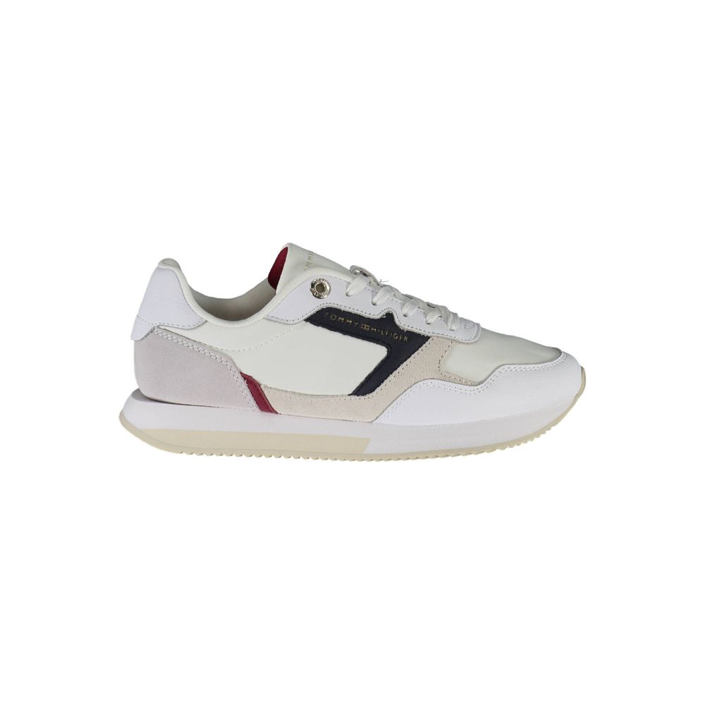 Tommy Hilfiger White Leather Women Sneaker - ACCEXO