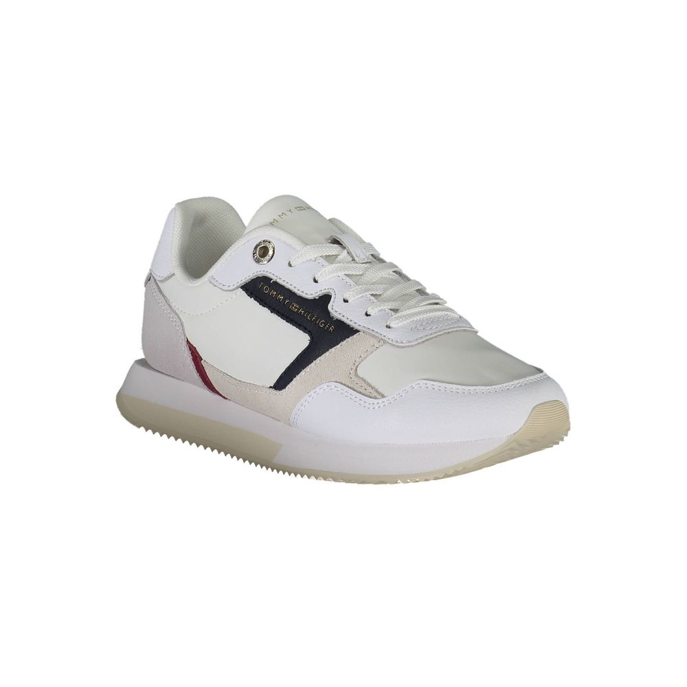 Tommy Hilfiger White Leather Women Sneaker - ACCEXO