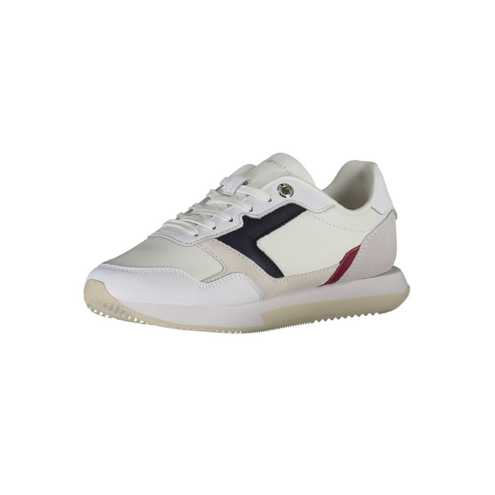 Tommy Hilfiger White Leather Women Sneaker - ACCEXO