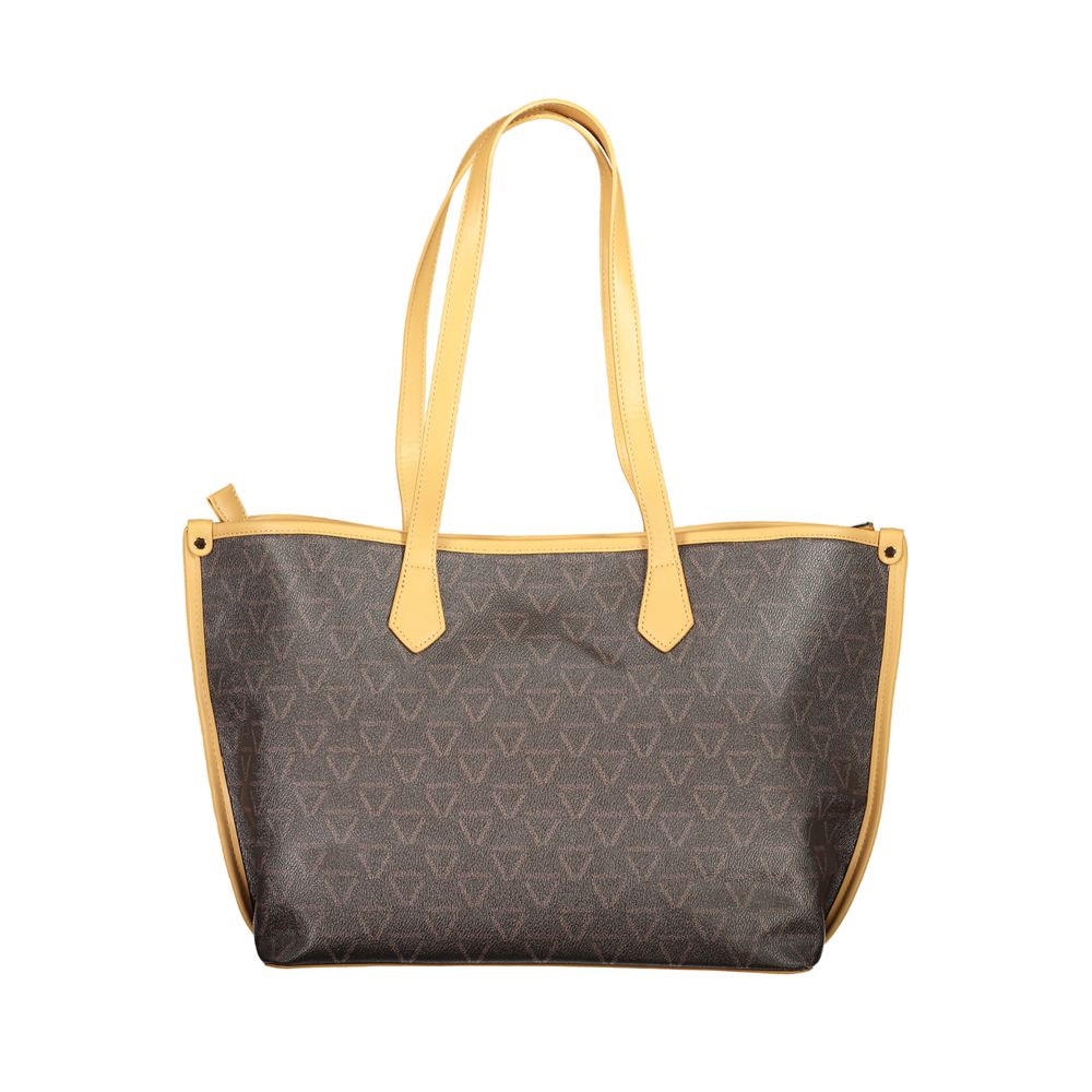 Mario Valentino Brown Polyethylene Handbag - ACCEXO