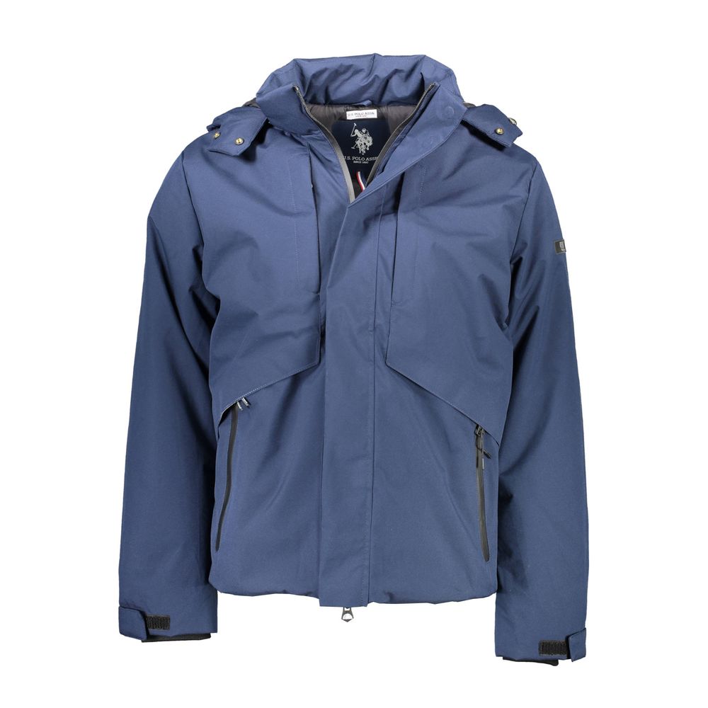 U.S. POLO ASSN. Blue Polyester Men Jacket - ACCEXO