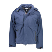 U.S. POLO ASSN. Blue Polyester Men Jacket - ACCEXO