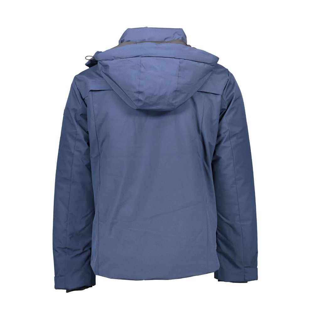 U.S. POLO ASSN. Blue Polyester Men Jacket - ACCEXO
