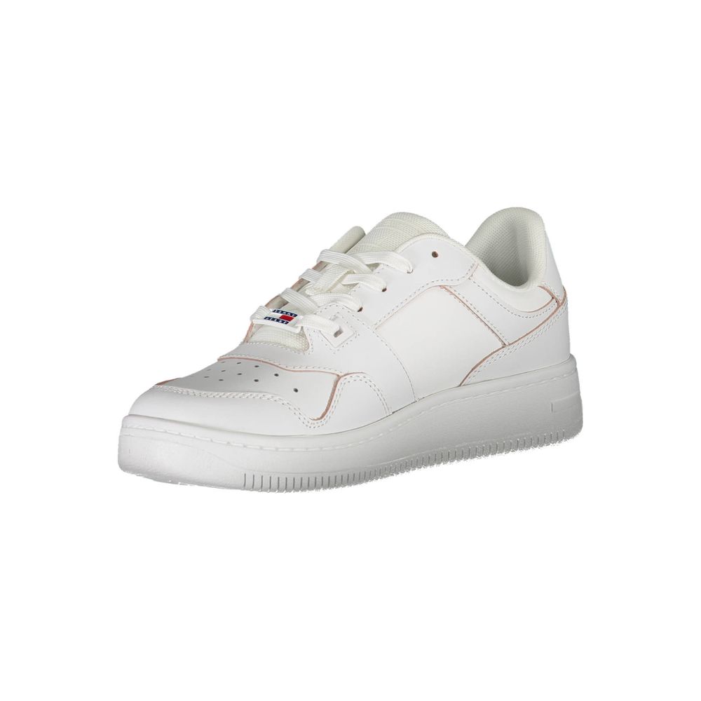 Tommy Hilfiger White Leather Women Sneaker - ACCEXO