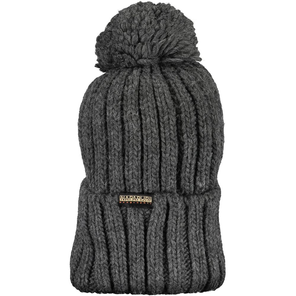 Napapijri Gray Acrylic Men Cap