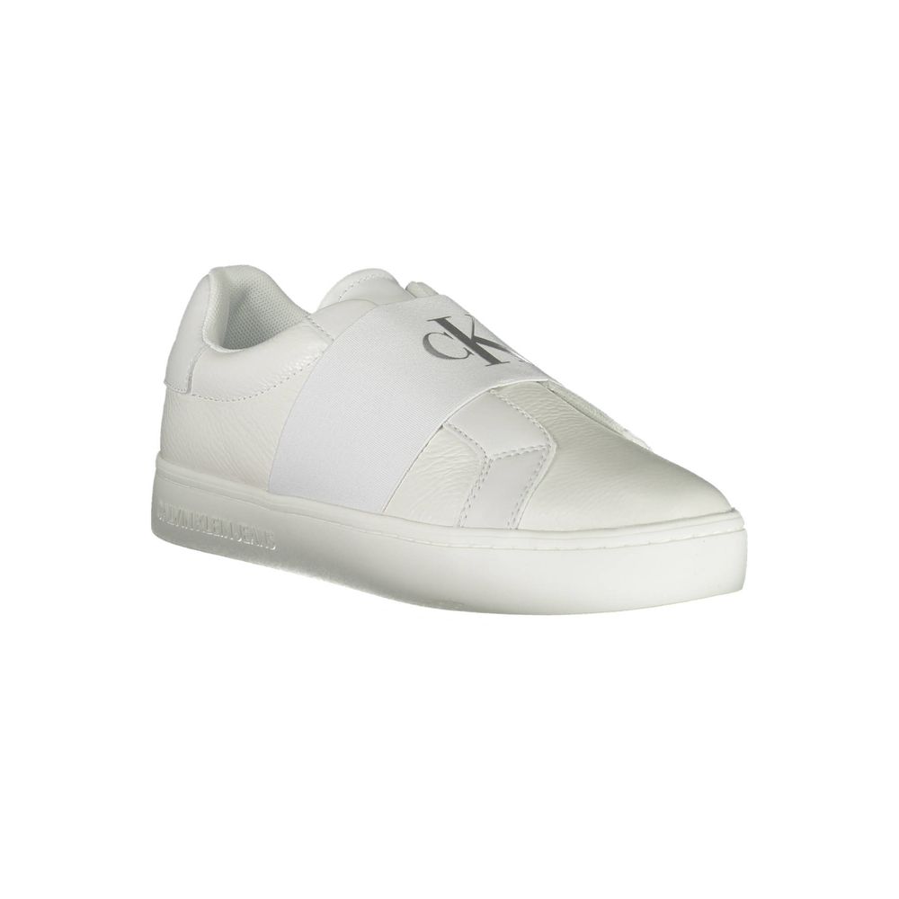 Calvin Klein White Leather Women Sneaker - ACCEXO