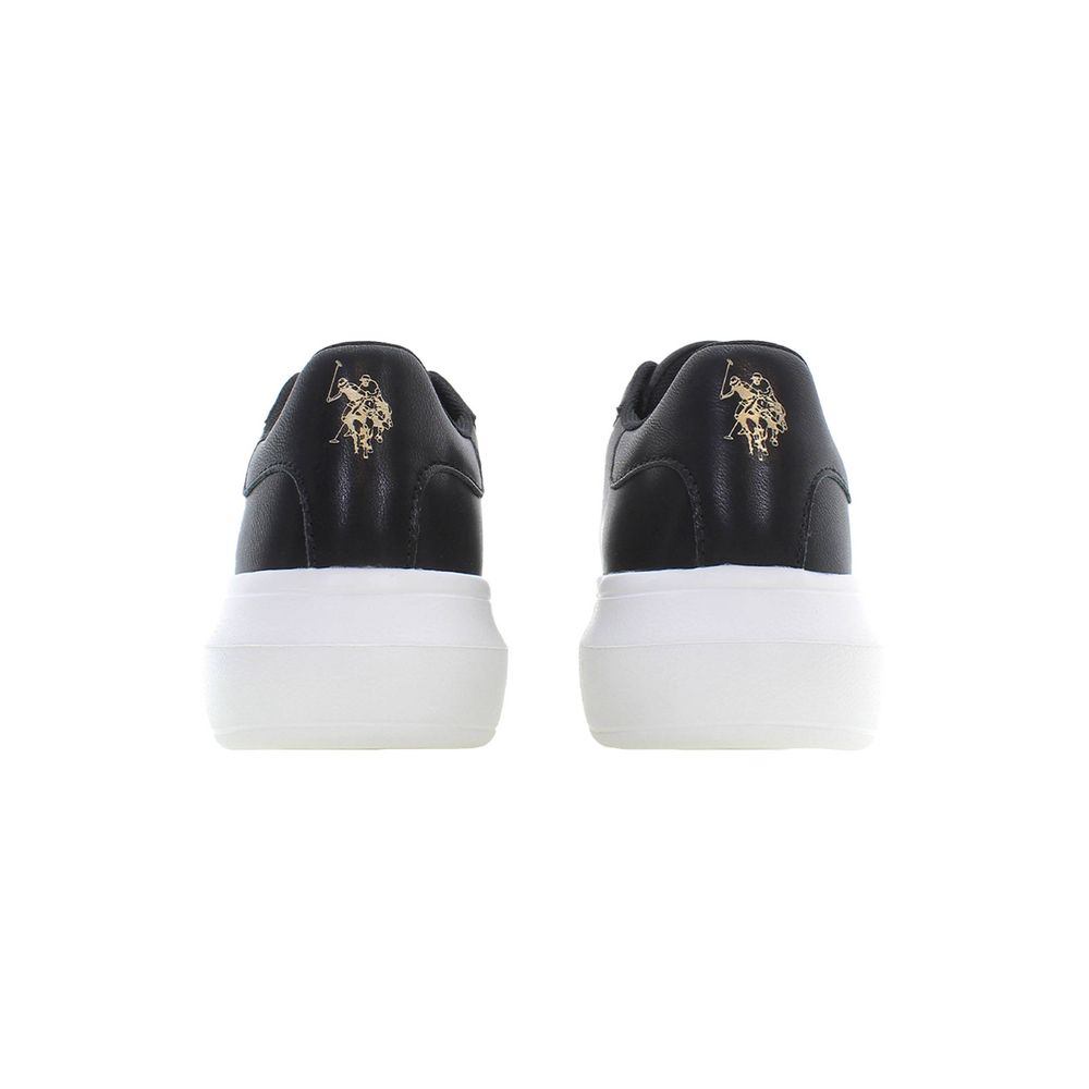 U.S. POLO ASSN. Black Polyester Women Sneaker - ACCEXO