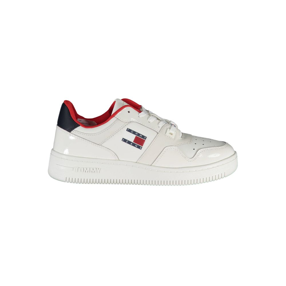 Tommy Hilfiger White Leather Women Sneaker - ACCEXO