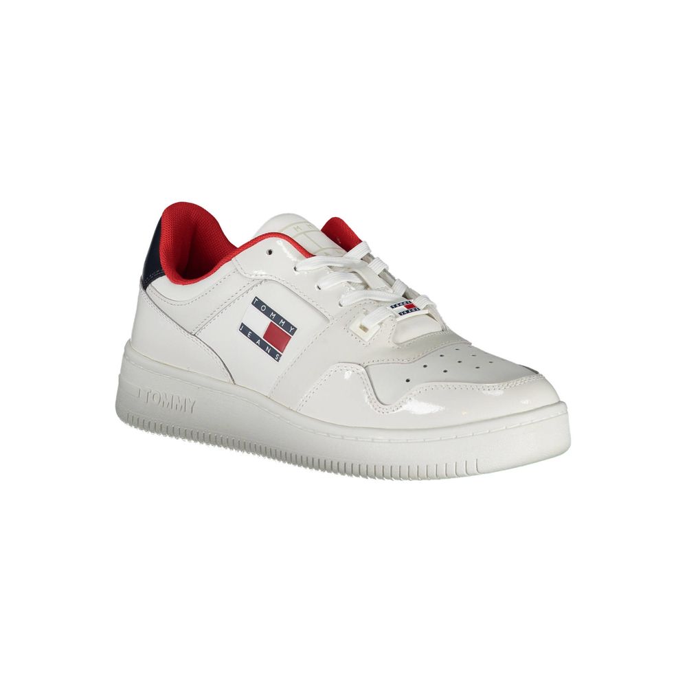 Tommy Hilfiger White Leather Women Sneaker - ACCEXO