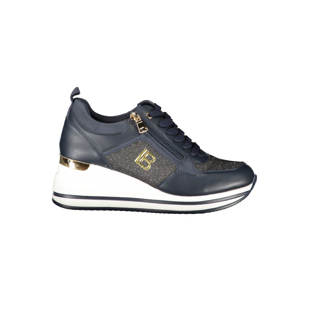 Laura Biagiotti Blue Polyester Women Sneaker - ACCEXO