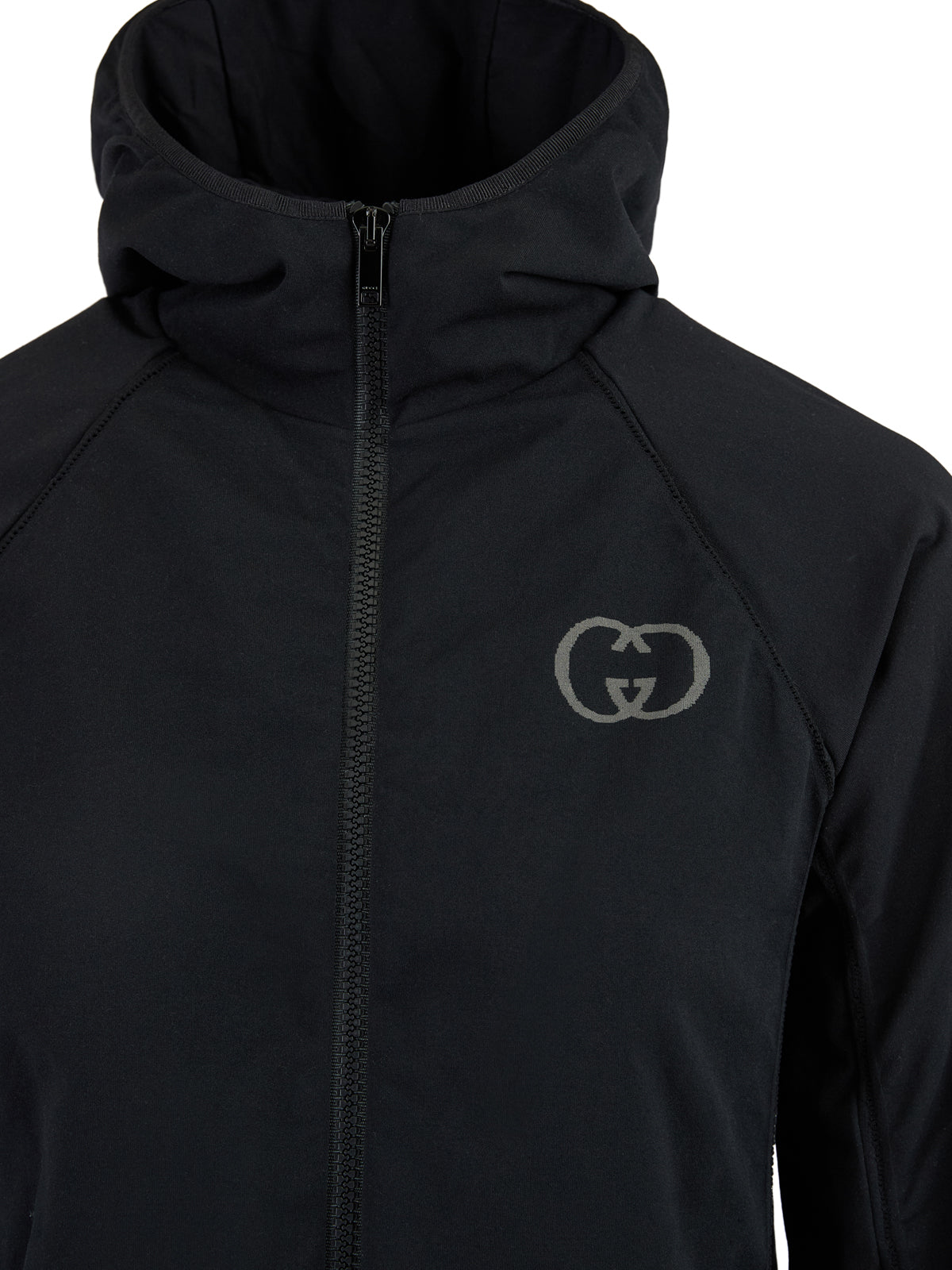 Gucci Black Polyamide Hoodie Sweatshirt