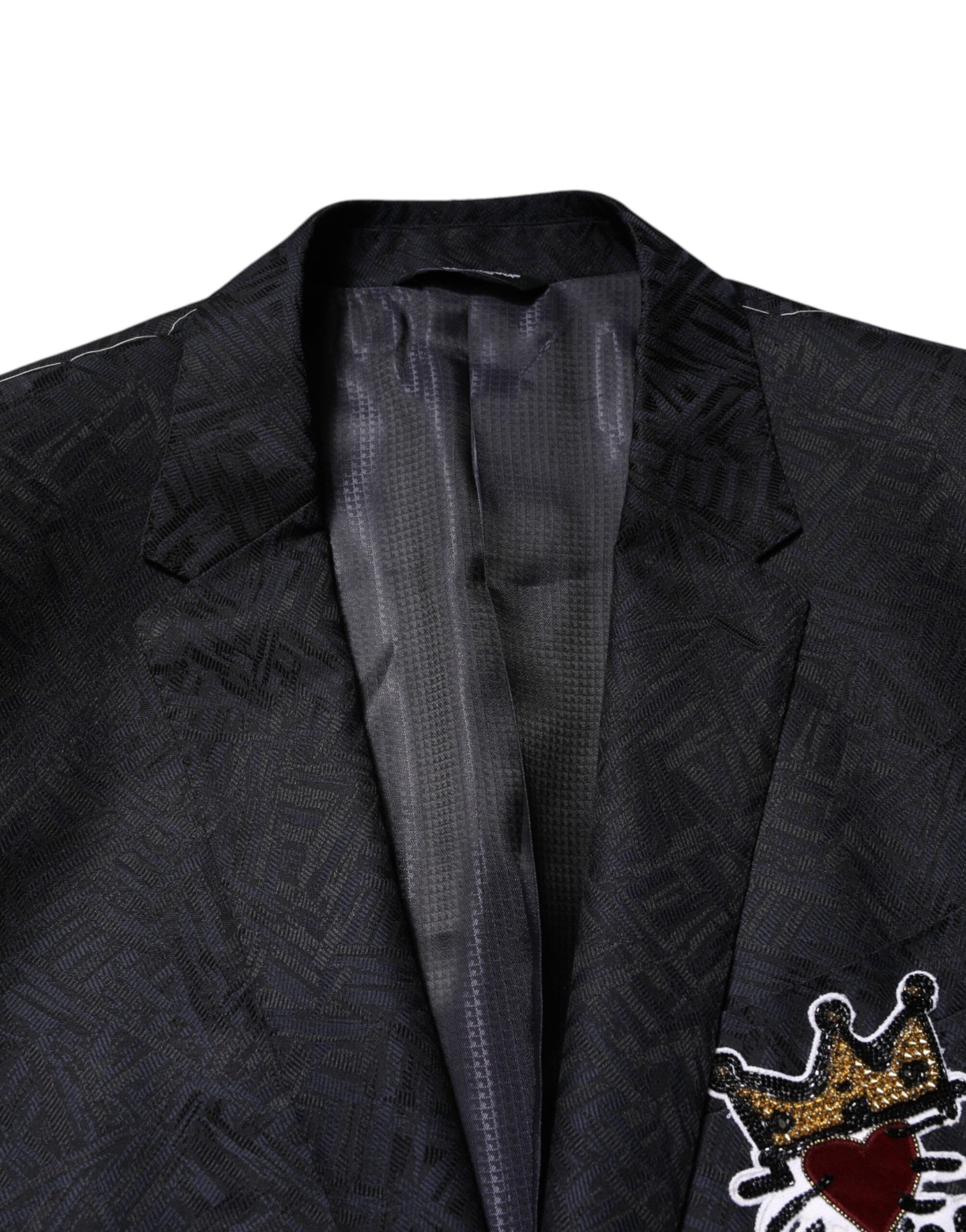 Dolce & Gabbana Black MARTINI King Skeleton 2 Piece Suit - ACCEXO