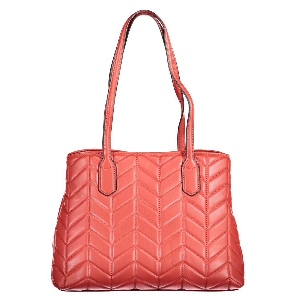Mario Valentino Red Polyethylene Women Handbag - ACCEXO