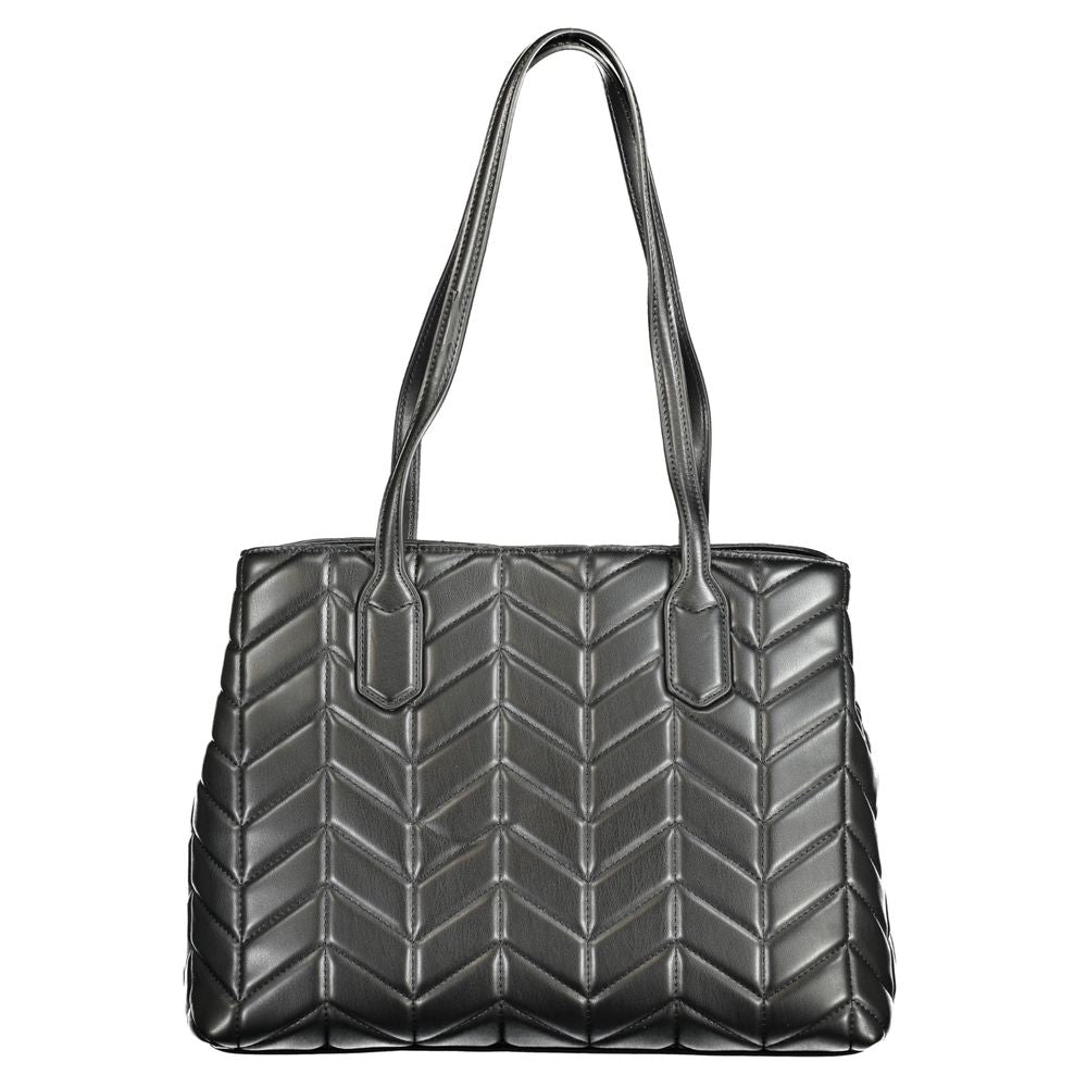 Mario Valentino Black Polyethylene Women Handbag - ACCEXO
