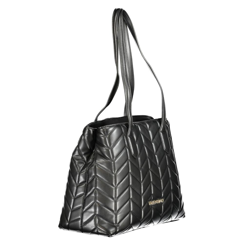 Mario Valentino Black Polyethylene Women Handbag - ACCEXO