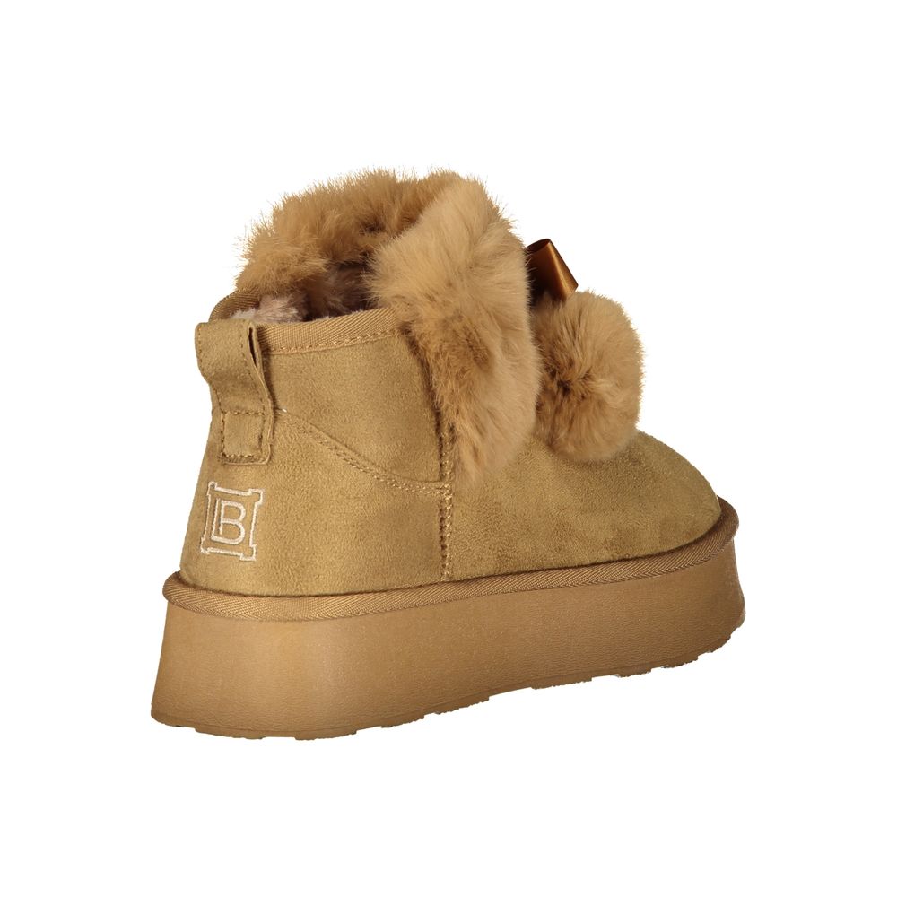 Laura Biagiotti Brown Polyester Women Boot - ACCEXO