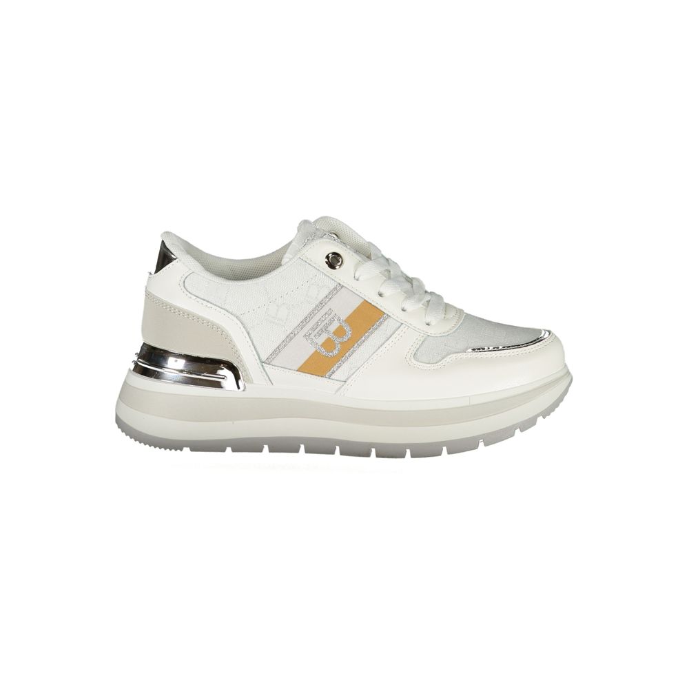 Laura Biagiotti White Polyester Women Sneaker - ACCEXO