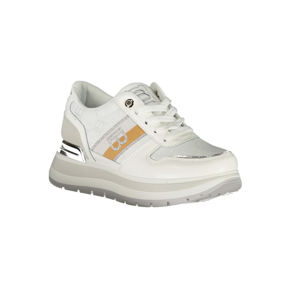 Laura Biagiotti White Polyester Women Sneaker - ACCEXO