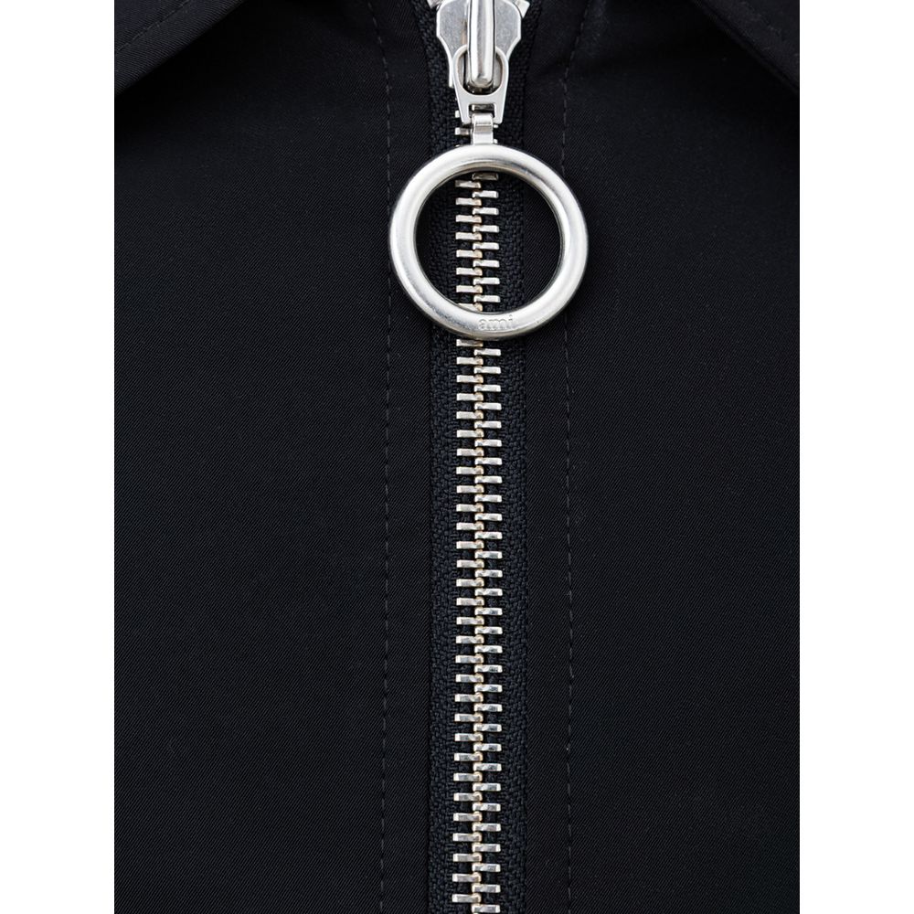 Ami Paris Black Polyester Jacket - ACCEXO
