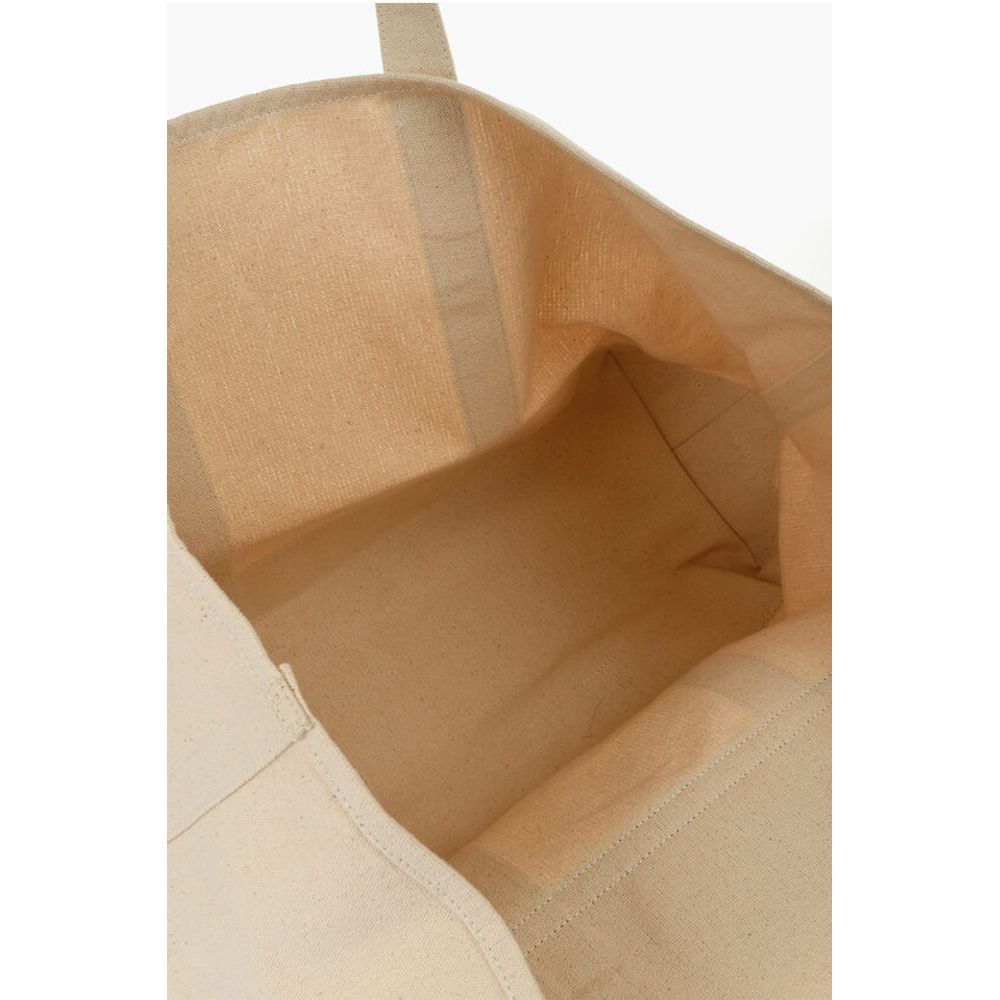 Palm Angels Canvas Tote Bag with Logoed Detail