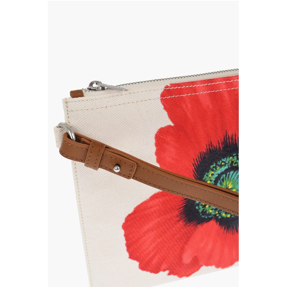 Kenzo Cotton Twill Pouch With Embroidery