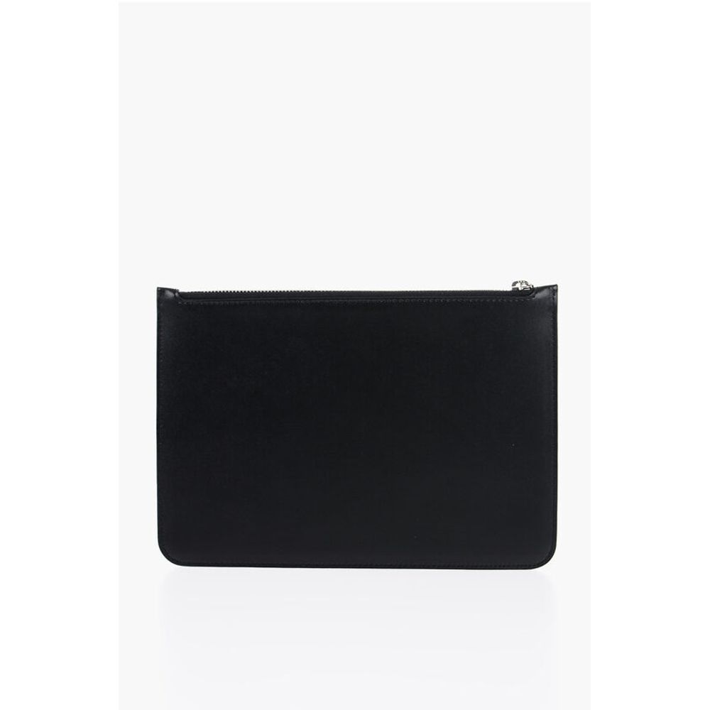 Neil Barrett Leather Pouch with Contrast Print