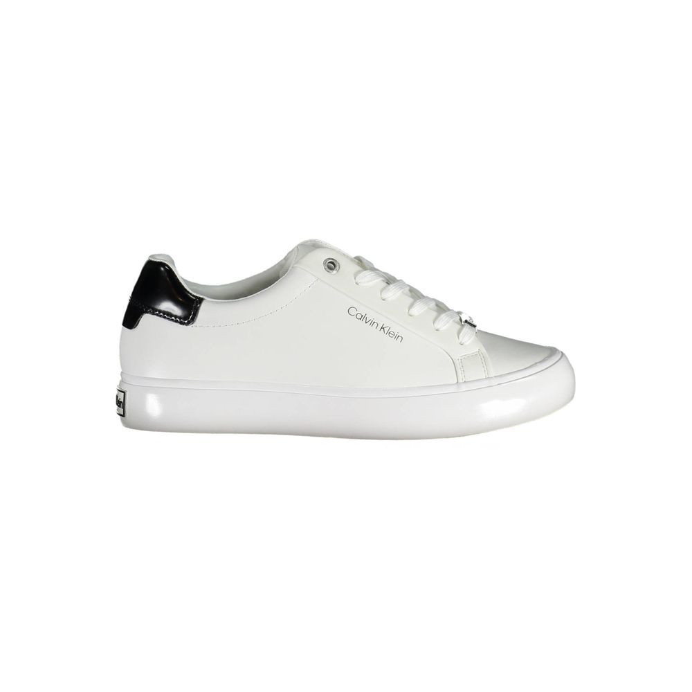 Calvin Klein White Leather Women Sneaker - ACCEXO