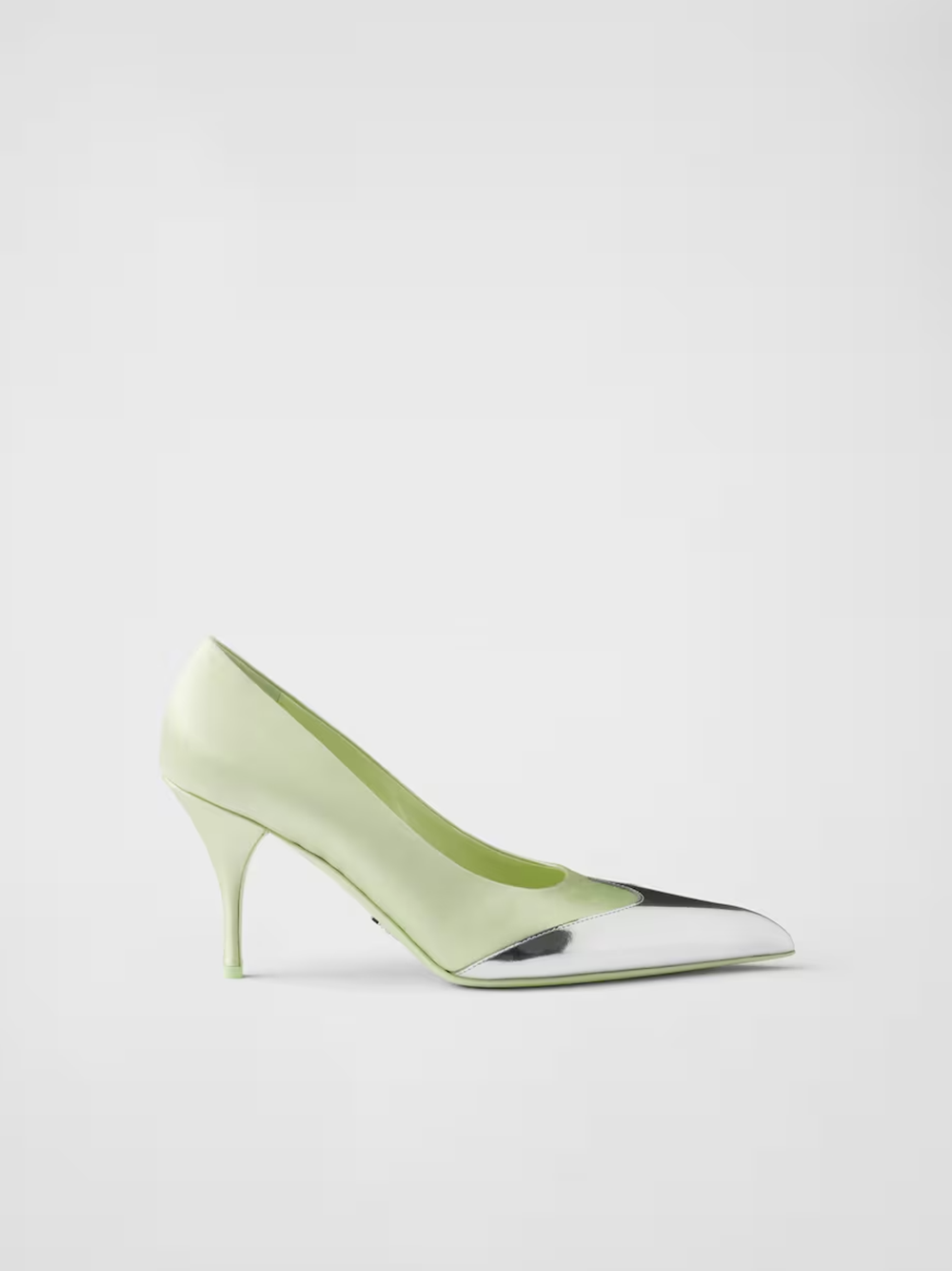 Prada Satin And Metallic Leather Pumps - ACCEXO