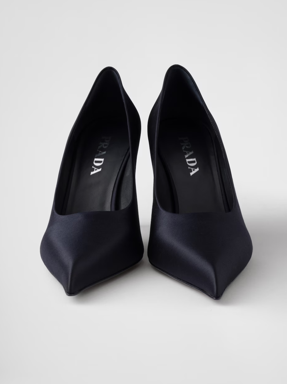 Prada Blue Satin Pumps - ACCEXO