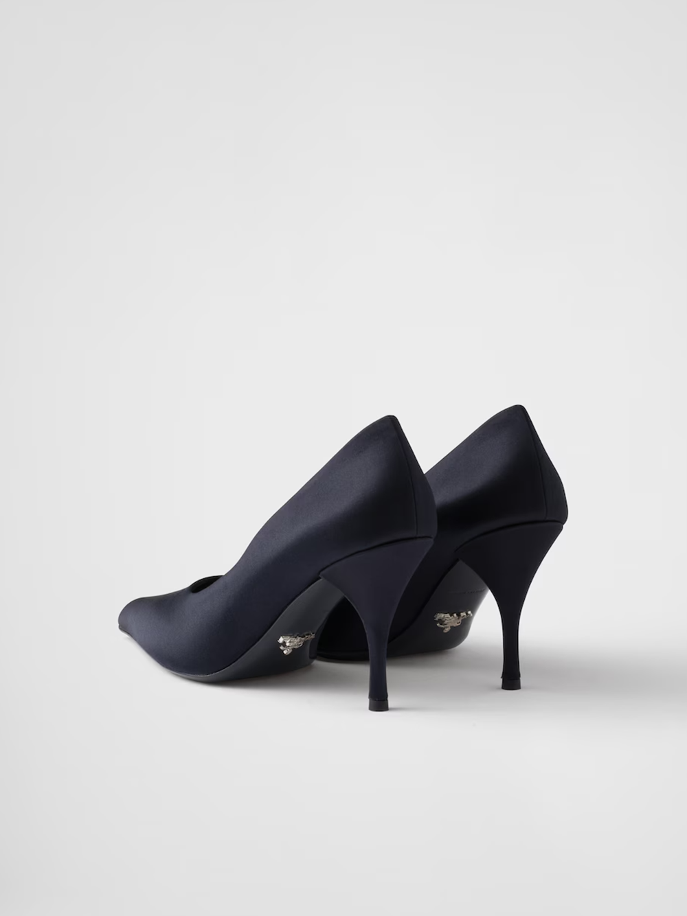 Prada Blue Satin Pumps - ACCEXO