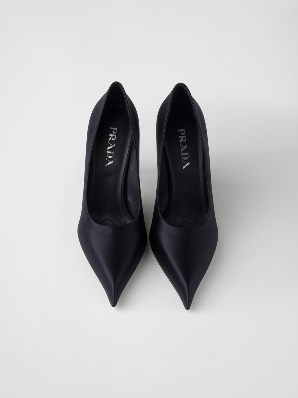Prada Blue Satin Pumps - ACCEXO