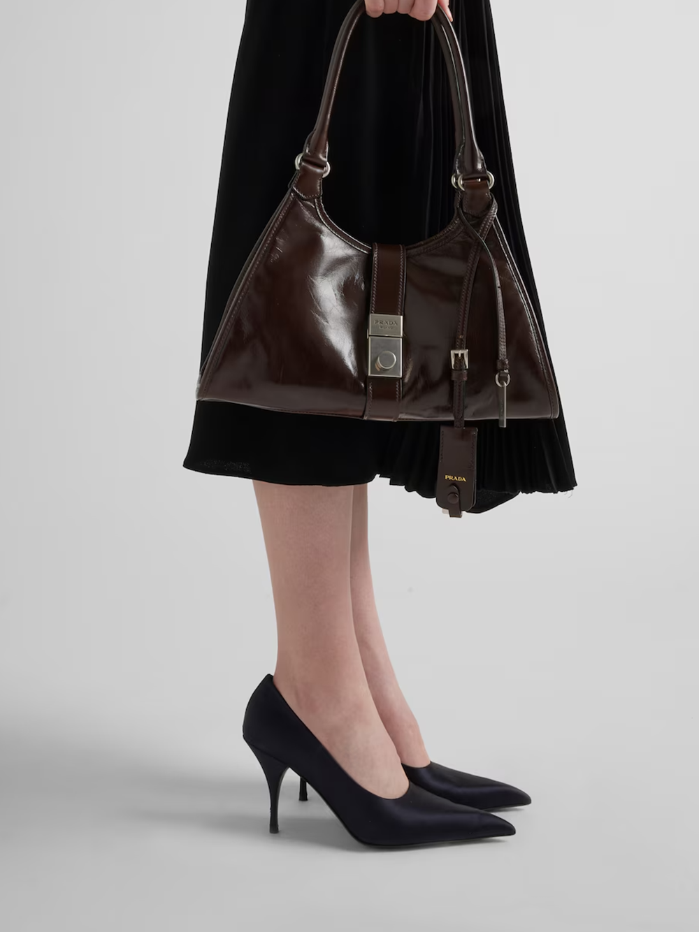 Prada Blue Satin Pumps - ACCEXO
