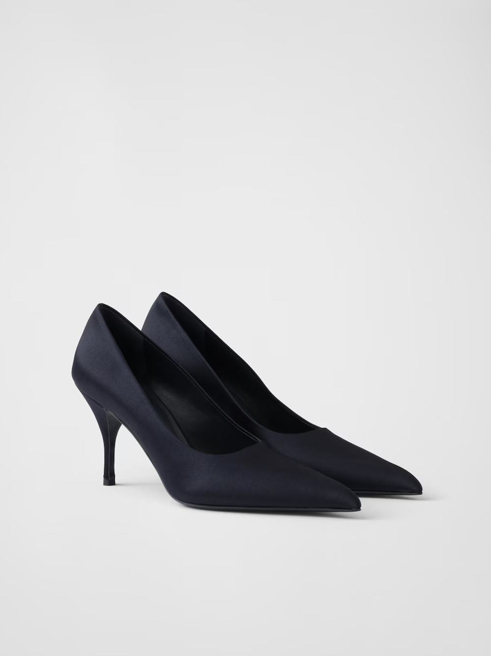 Prada Blue Satin Pumps - ACCEXO