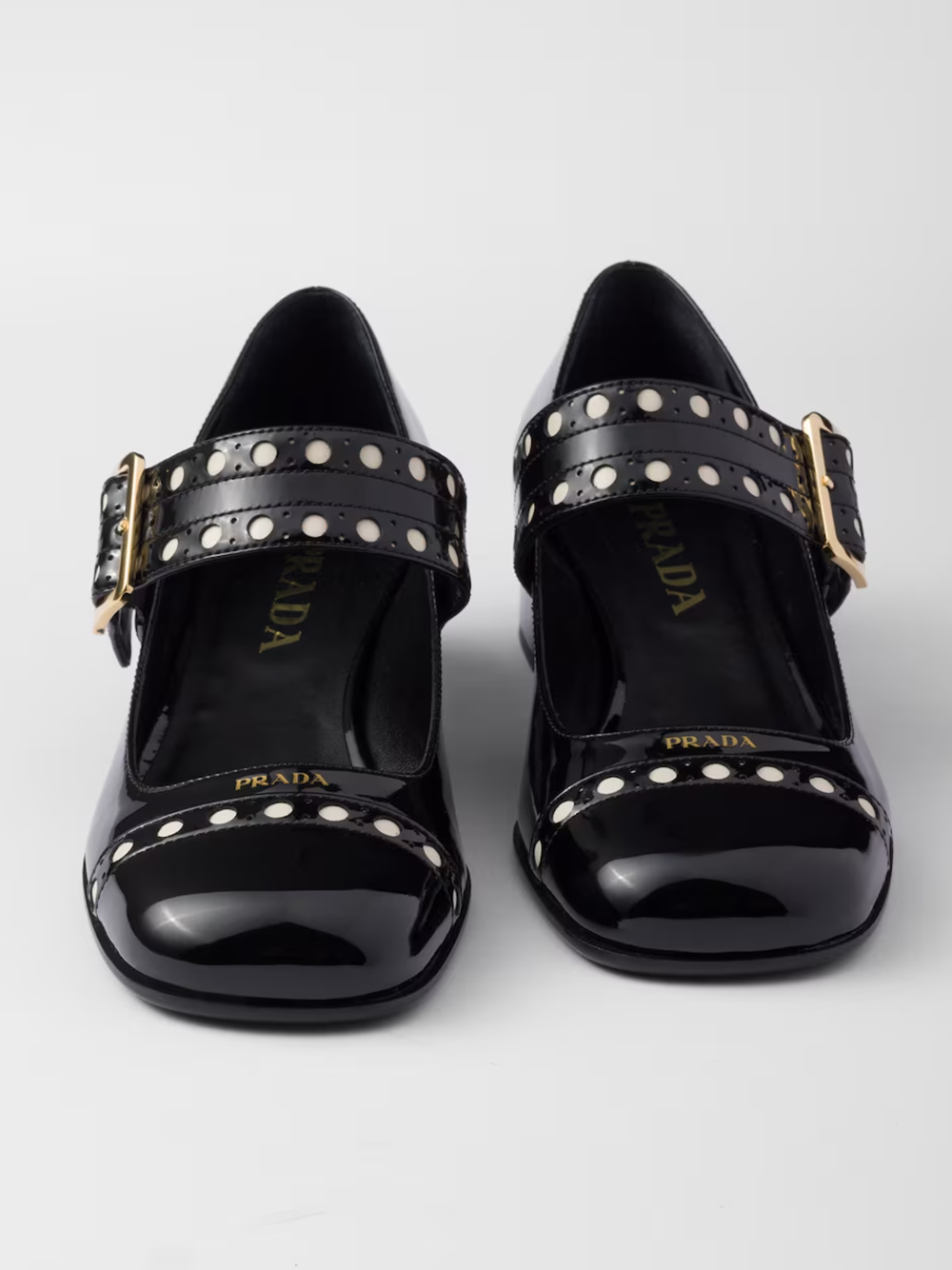 Prada Black Patent leather Mary Jane pumps - ACCEXO