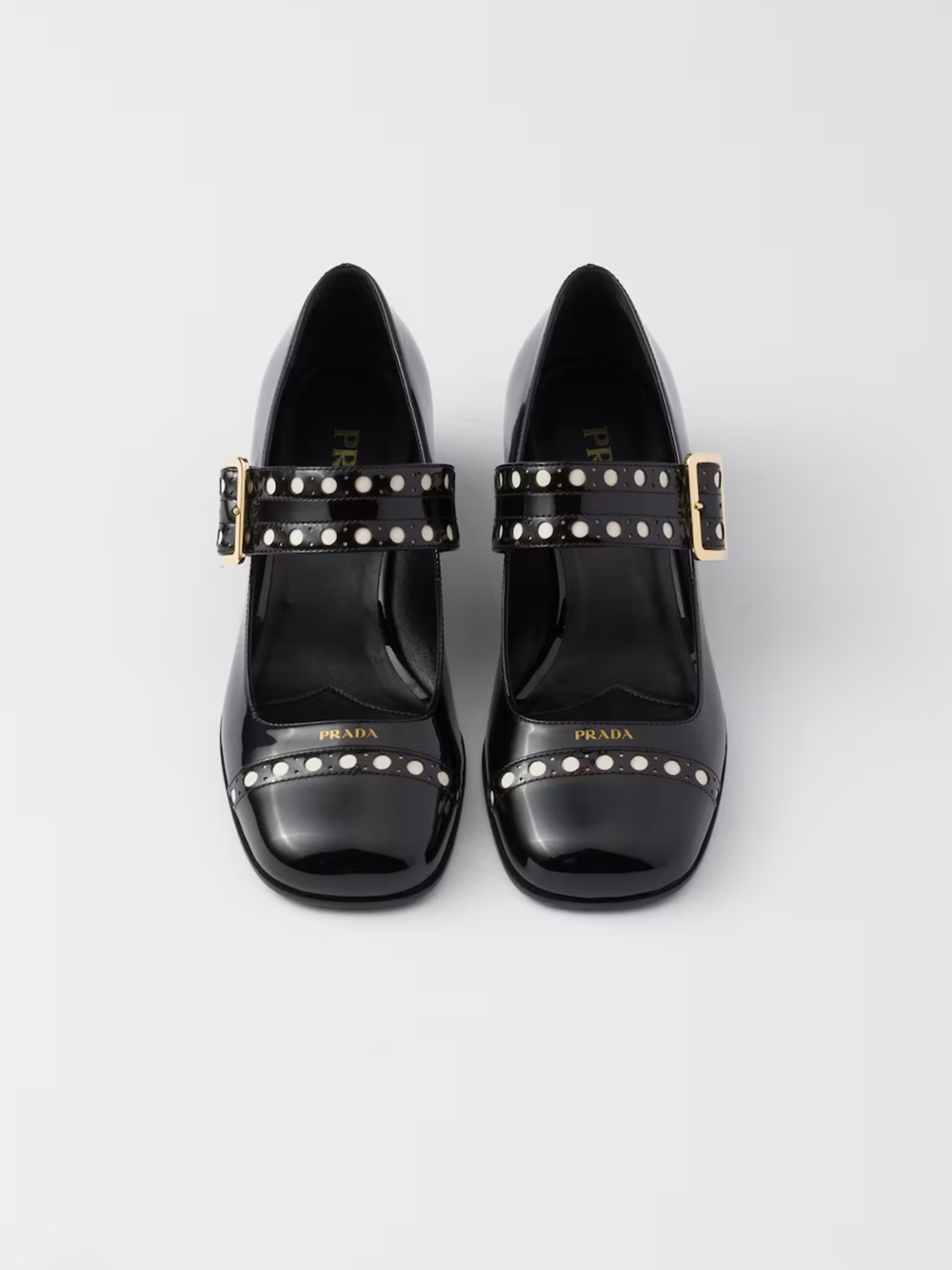 Prada Black Patent leather Mary Jane pumps - ACCEXO