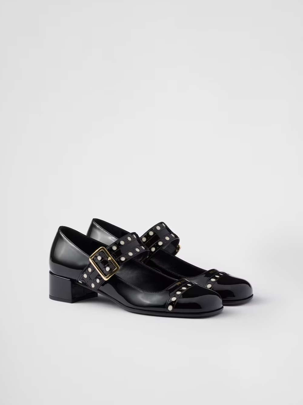 Prada Black Patent leather Mary Jane pumps - ACCEXO