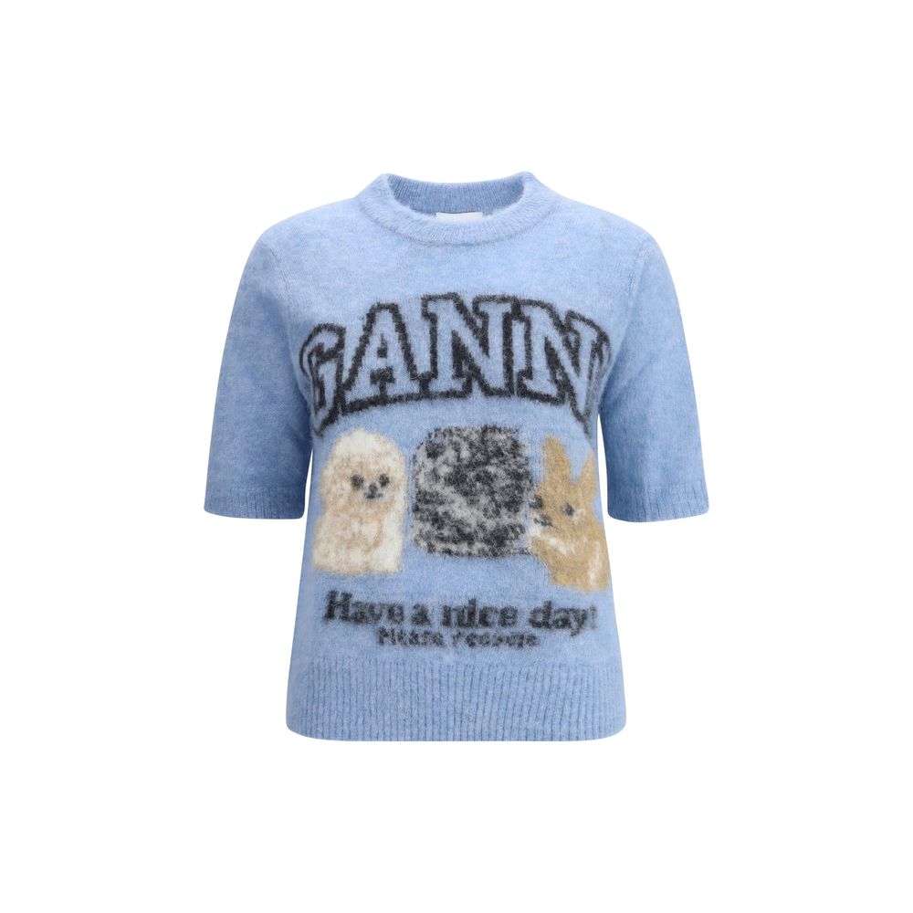 Ganni Puppies short sleeve Sweater - ACCEXO