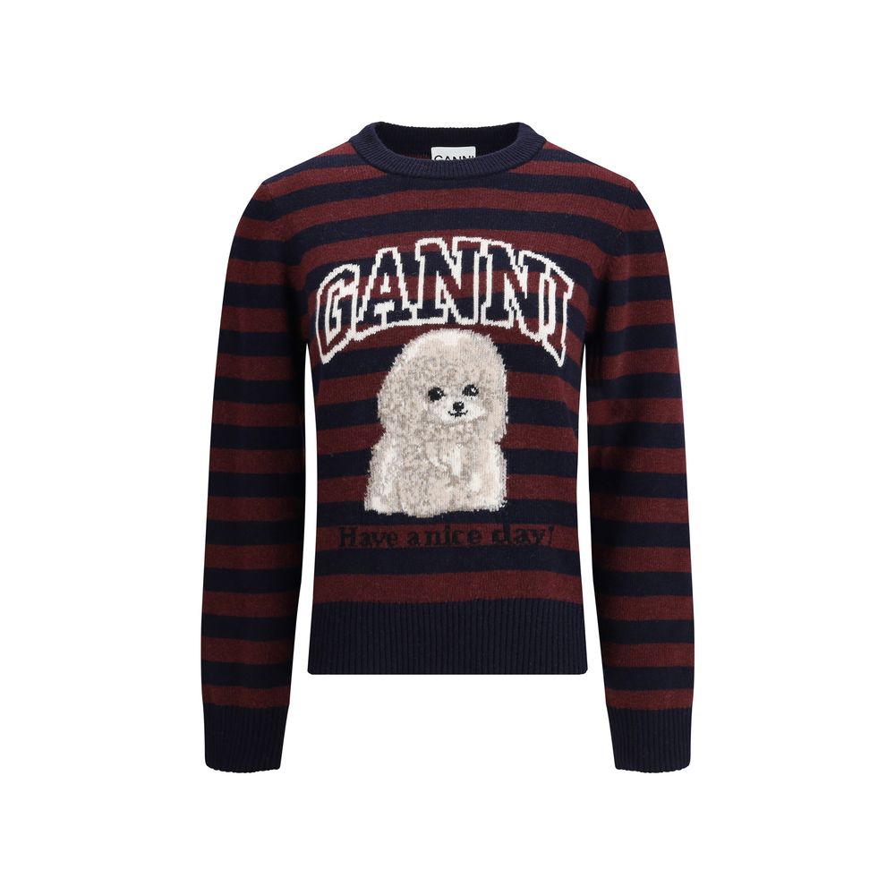 Ganni Poodle striped Sweater - ACCEXO
